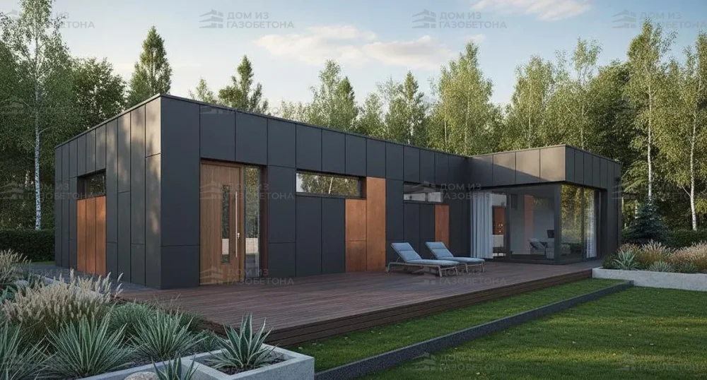 Проект Одноэтажный дом 19 на 20, 197 м2