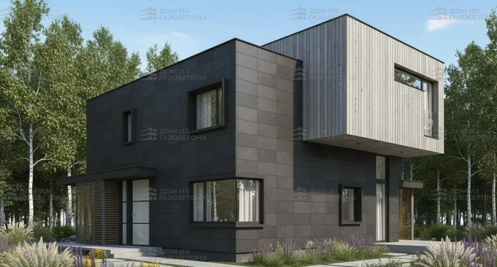 Проект Трёхэтажный дом 15 на 11, 173 м2