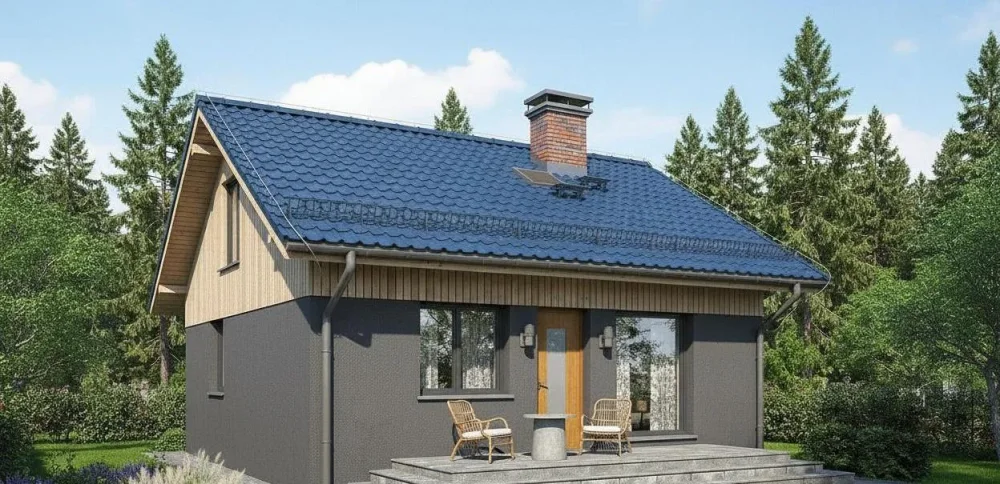 Проект Одноэтажный дом 8 на 9, 57 м2