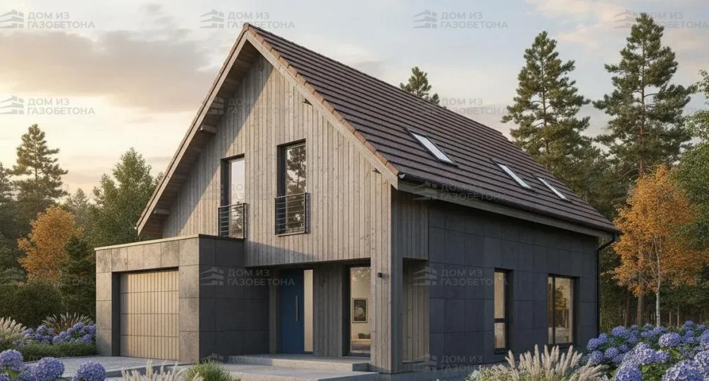 Проект Двухэтажный дом 9 на 16, 158 м2