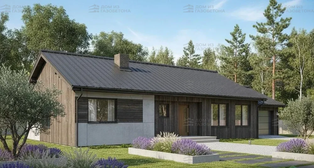 Проект Одноэтажный дом 18 на 10, 146 м2