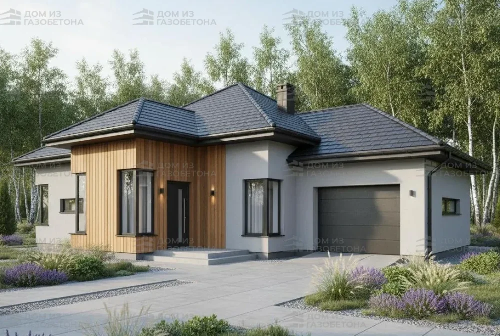 Проект Двухэтажный дом 14 на 10, 166 м2