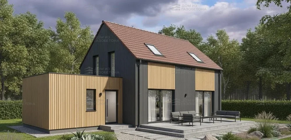 Проект Двухэтажный дом 16 на 13, 194 м2